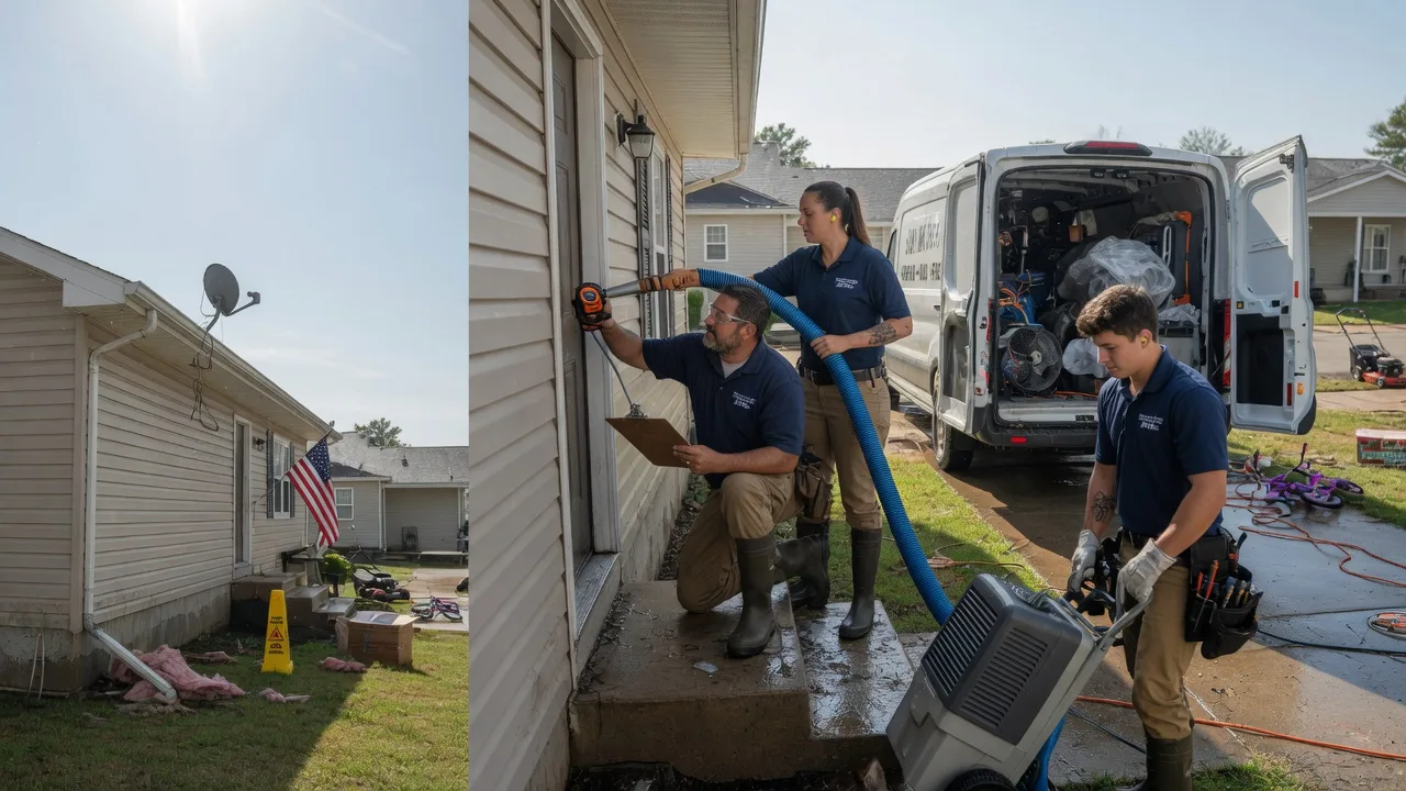 Ceiling Water Damage Restoration in Somerville, TX near me